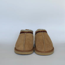 Load image into Gallery viewer, VINTAGE SHEEPSKIN SLIPPER WITH BRAID