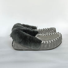 Load image into Gallery viewer, MOCCASINS WITH BACK SUPPORT SHEEPSKIN FOR MEN