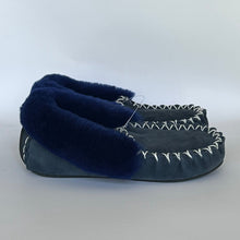Load image into Gallery viewer, MOCCASINS WITH BACK SUPPORT SHEEPSKIN FOR MEN