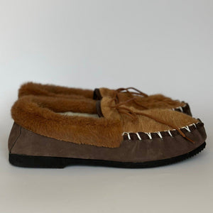 KANGAROO FUR MOCCASINS