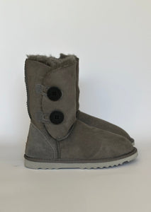 SHORT TWO BUTTON UGG BOOTS