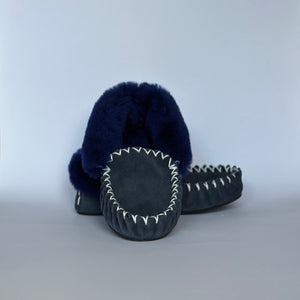 SHEEPSKIN MOCCASINS THIN SOLE FOR LADIES