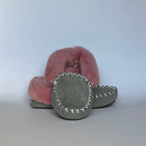 SHEEPSKIN MOCCASINS THIN SOLE FOR LADIES