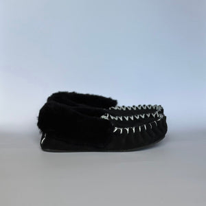 SHEEPSKIN MOCCASINS THIN SOLE FOR LADIES