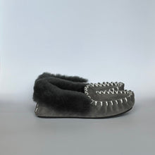 Load image into Gallery viewer, SHEEPSKIN MOCCASINS THIN SOLE FOR LADIES
