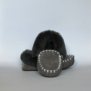 SHEEPSKIN MOCCASINS THIN SOLE FOR LADIES