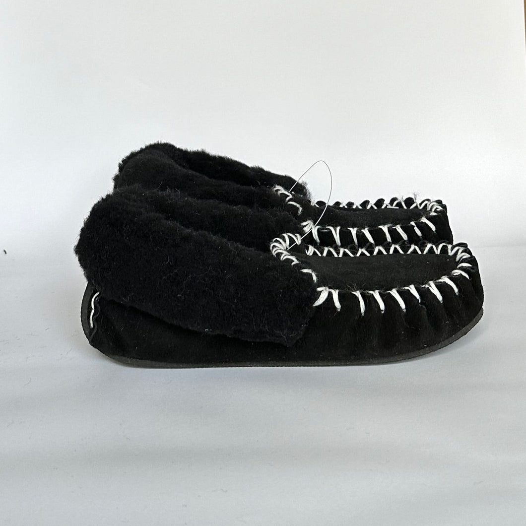 SHEEPSKIN BACK SUPPORT MOCCASINS -  UNISEX