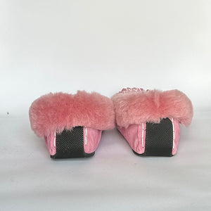 SHEEPSKIN BACK SUPPORT MOCCASINS -  UNISEX