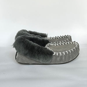 SHEEPSKIN BACK SUPPORT MOCCASINS -  UNISEX