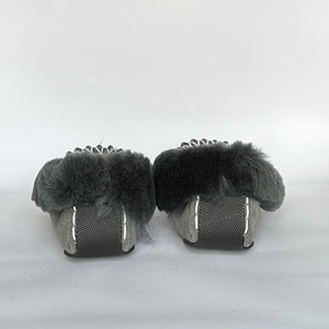 SHEEPSKIN BACK SUPPORT MOCCASINS -  UNISEX