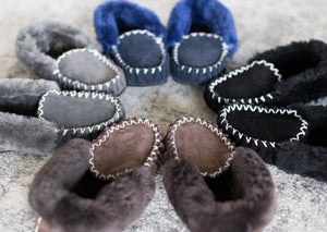 SHEEPSKIN THIN SOLE MOCCAINS FOR MEN